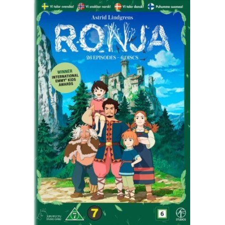 Ronja Røverdatter - Sanzoku no musume Rônya TV-series (6 disc) - DVD