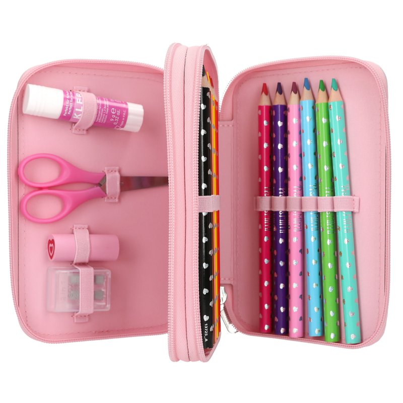 Princess Mimi - Double Pencil Case ROBBY - pink
