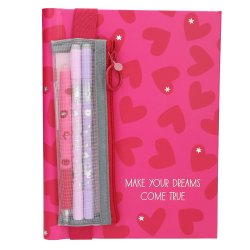 Trends by Depesche PENfection Notebook With Pen Set Heart