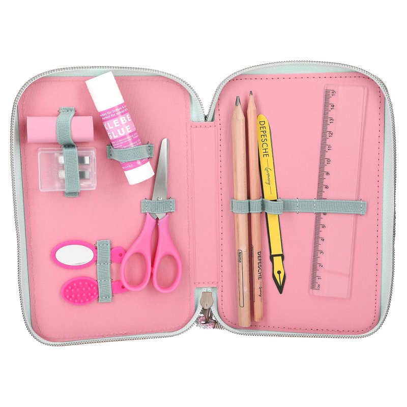 Miss Melody 0413692 trousse à crayons Bac à stylos Polyester Multicolore