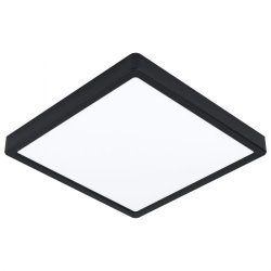 Eglo - Fueva-Z Smart Ceiling Light – Black 28.5x28.5 cm – Zigbee & Bluetooth