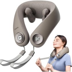 Renpho Wireless Neck Massager with Heat 6D Kneading