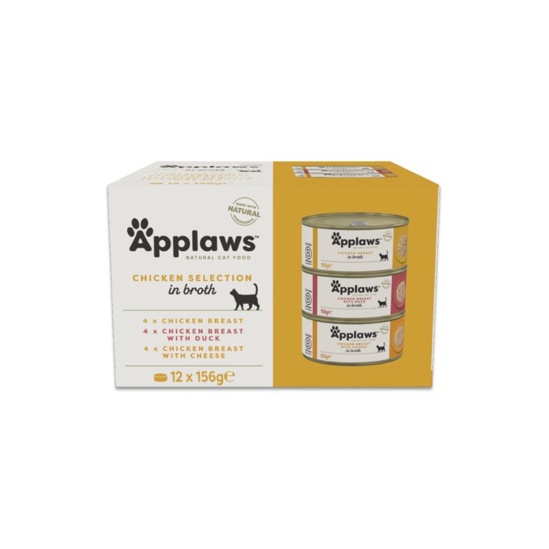 Applaws - Multipack Chicken selection in broth - 12x156g
