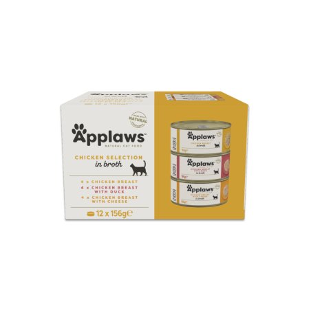 Applaws - Multipack Chicken selection in broth - 12x156g