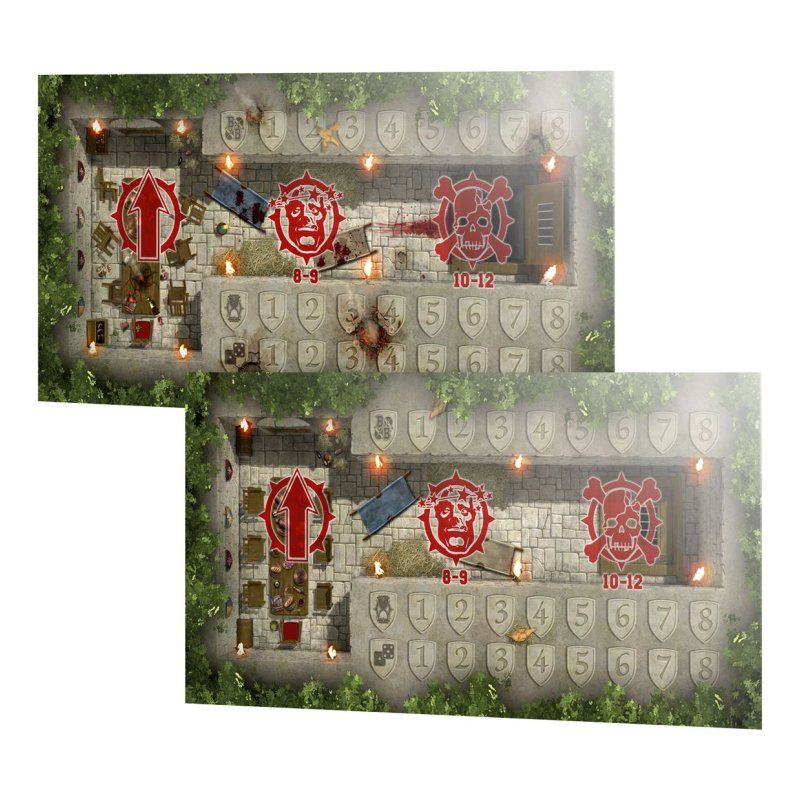 Blood Bowl - Seconde Saison : Bretonnien Pitch & Dugouts