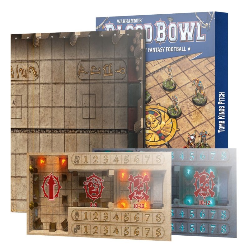 Games Workshop Tomb Kings Pitch: Double-sided Pitch and Dugouts Set