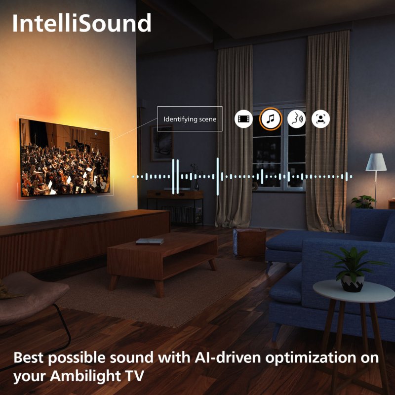 Philips 85MLED910/12 215cm 85" miniLED Ambilight Smart TV TitanOS