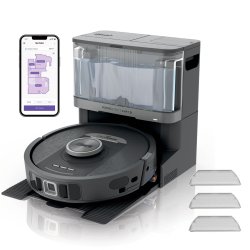 Shark RV2800YEEU robot vacuum 0.3 L Black, Silver