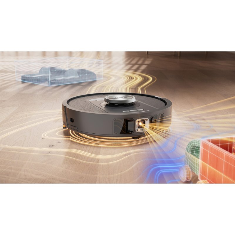 Shark RV2800YEEU robot vacuum 0.3 L Black, Silver