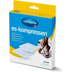 ES Compresses Sterile Gauze for Wound Cleansing and Covering