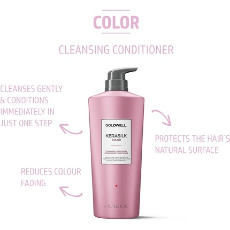 Goldwell Kerasilk Color Après-shampoing professionnel 1000 ml Unisexe