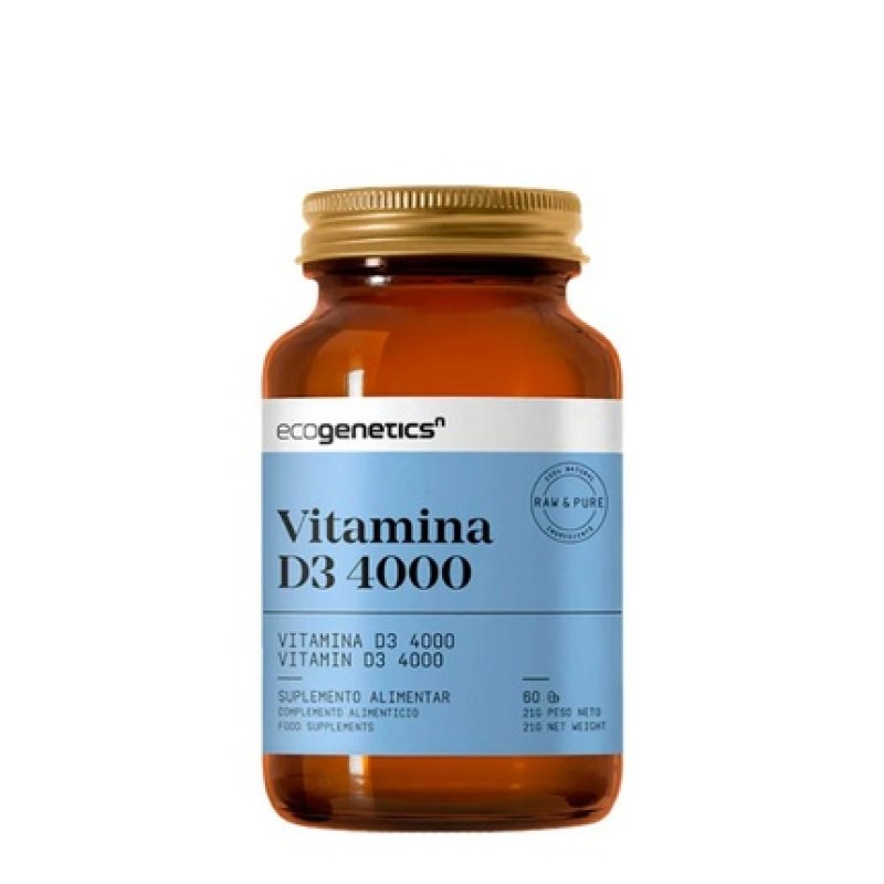 Ecogenetics Vitamin D3 4000 60 Capsules