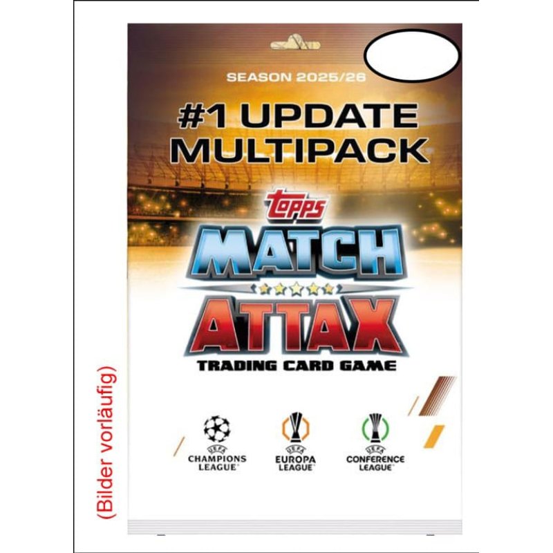 UEFA Champions League Match Attax Trading Cards 2025/26 Mega Multipack Update Scream Team *German Version*