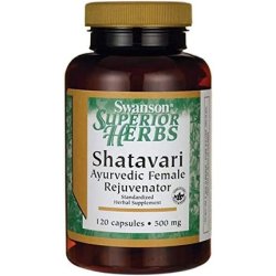 Swanson Shatavari Ayurvedic Rejuvenation for Women 120 Capsules 500mg