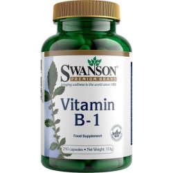 Swanson Vitamin B1 Thiamin 100mg 250 Capsules