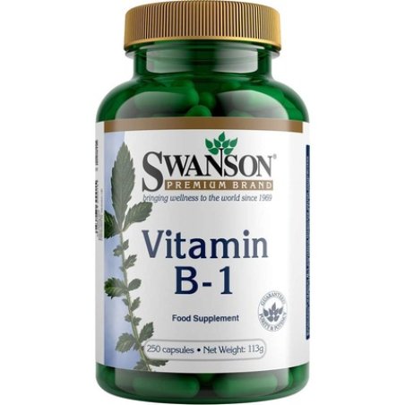 Swanson Vitamin B1 Thiamin 100mg 250 Capsules