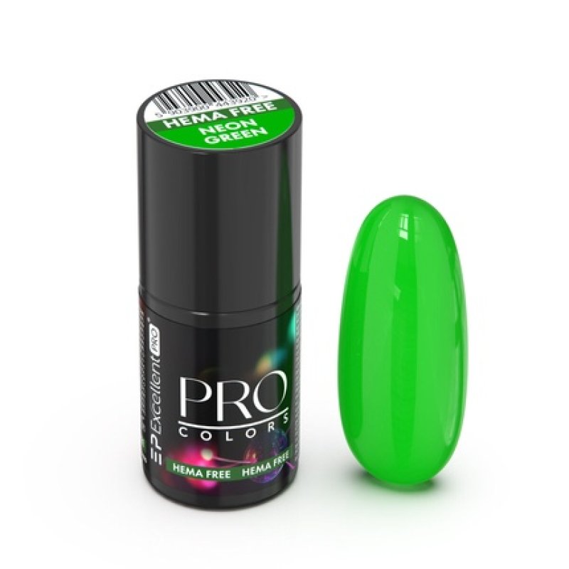 Pro Colors Hema Free Hybrid Nail Polish 55 Neon Green 7g