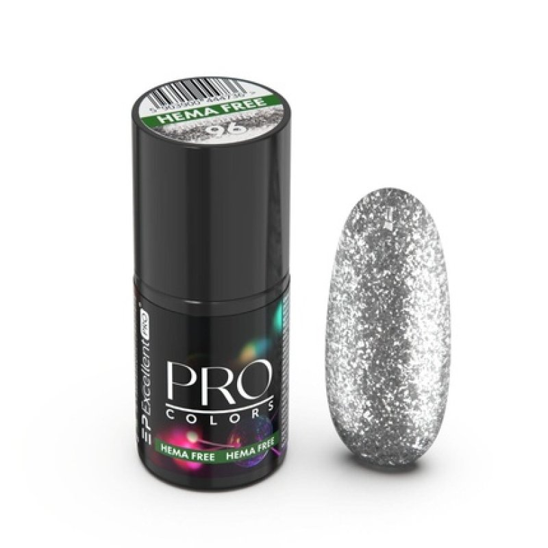 Pro Colors Hema Free Hybrid Nail Polish 96 Full Glitter 7g