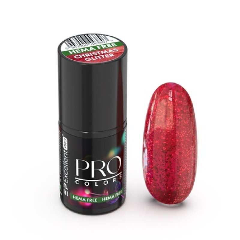 Pro Colors Hema Free Hybrid Nail Polish 20 Christmas Glitter 7g