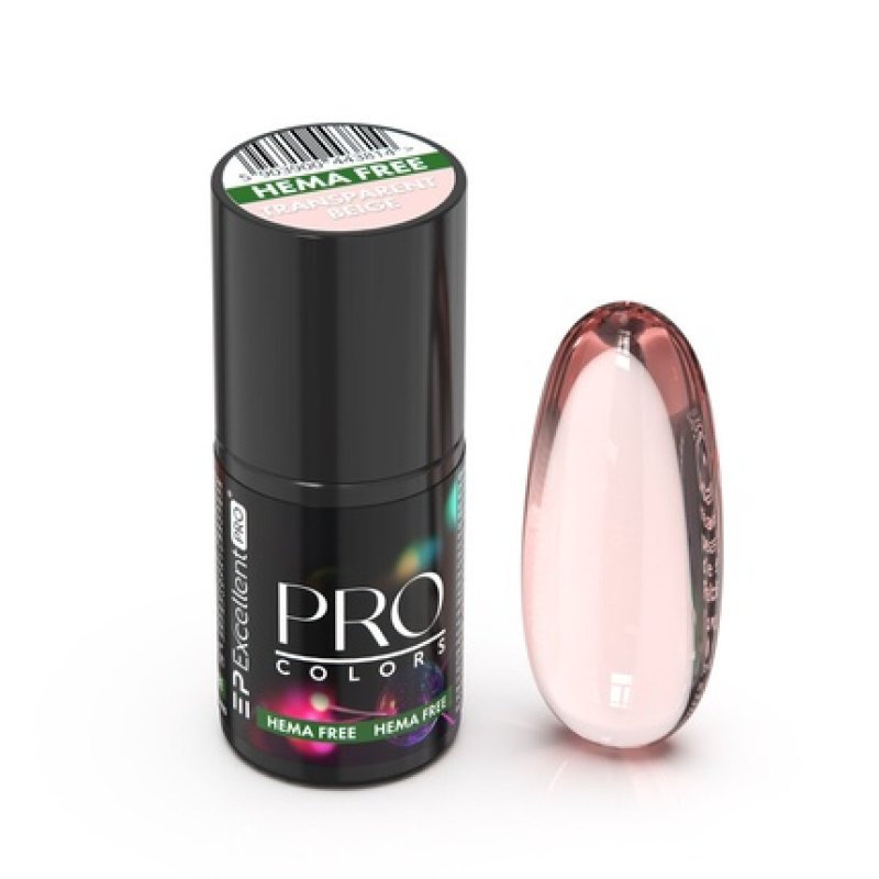 Pro Colors Hema Free Hybrid Nail Polish 3 Transparent Beige 7g