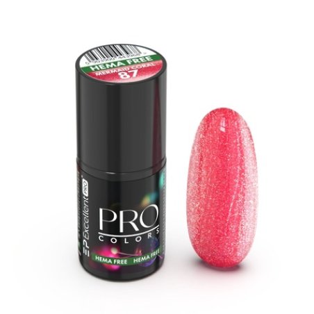 Pro Colors Hema Free Hybrid Nail Polish 87 Mermaid Coral 7g