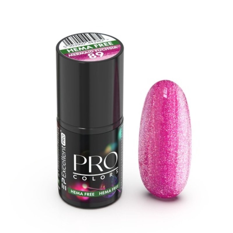 Pro Colors Hema Free Hybrid Nail Polish 89 Mermaid Fuchsia 7g