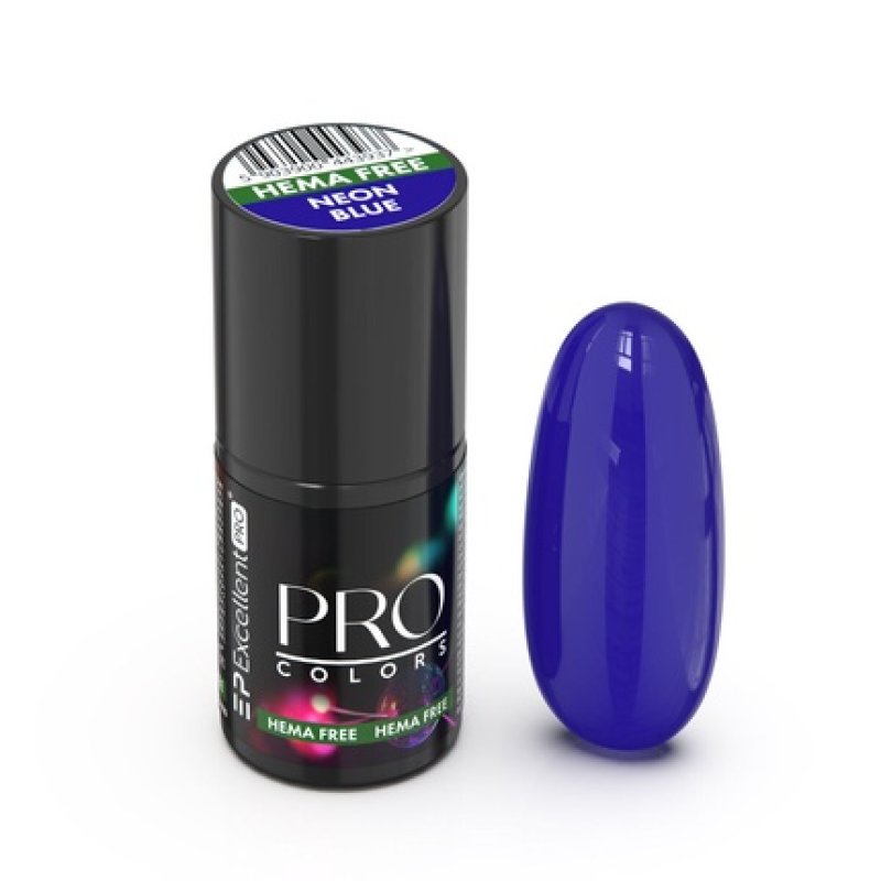 Pro Colors Hema Free Hybrid Nail Polish 68 Neon Blue 7g