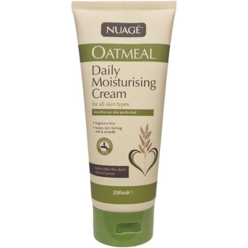 Nuage Oatmeal Daily Moisturizing Cream for All Skin Types with Soothing Oatmeal