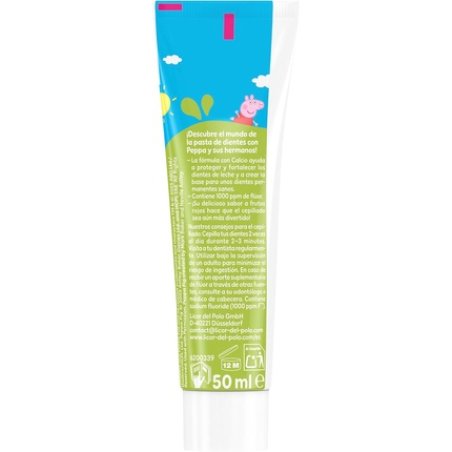Licor Del Polo Kids Peppa Pig Edition Children's Toothpaste Fruit Flavor