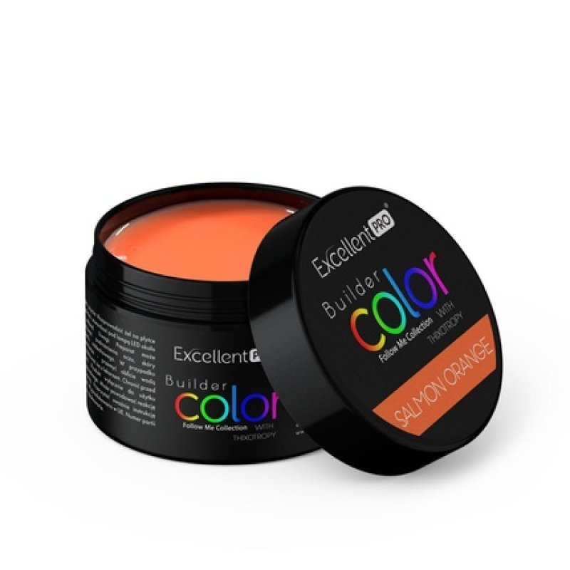 Excellent Probuilder Color With Thixotropy Building Gel Salmon Orange 15g