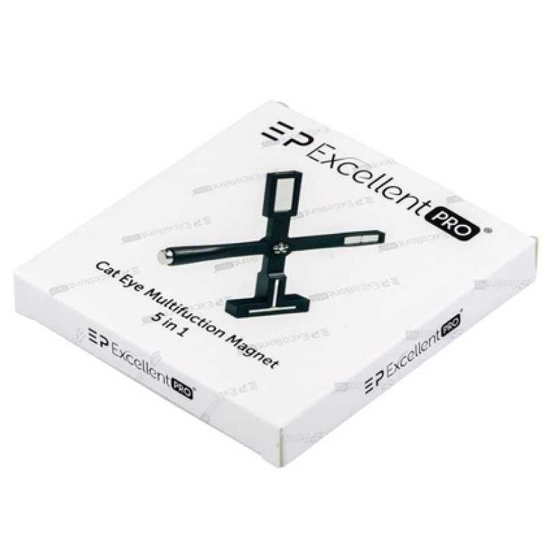 Excellent Pro Cat Eye Multifunction Magnet 5in1 For Creating Cat Eye Effect On Magnetic Nail Polishes With 5 Tips