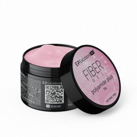 Excellent Pro Fiber Gel Polyamide Plus Building Gel Natural Pink 15g
