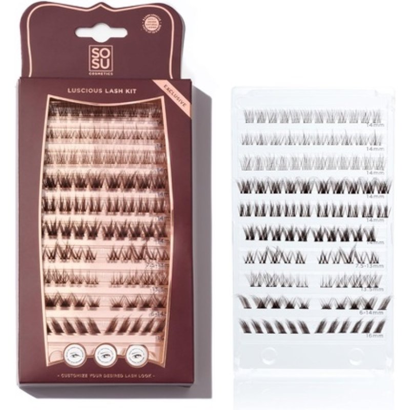 Sosu Luscious Lash Kit 10 Styles Cluster Lashes