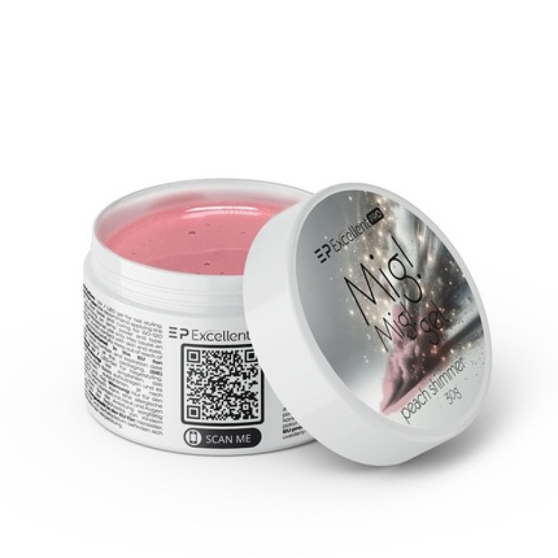Excellent Pro Mig Mig Building Gel Peach Shimmer 30g