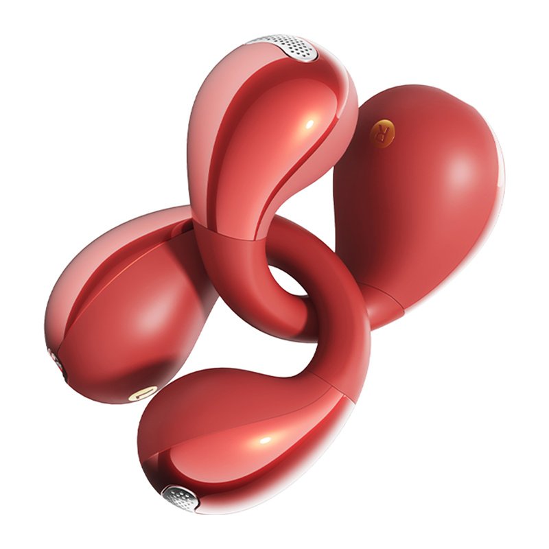 QCY Crossky Clip C30S Headphones (red)