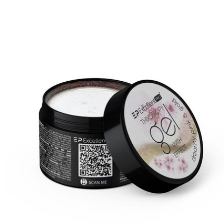 Excellent Pro Thixotropy Gel With Effect Building Gel Dreamy Pink & Gold 50g