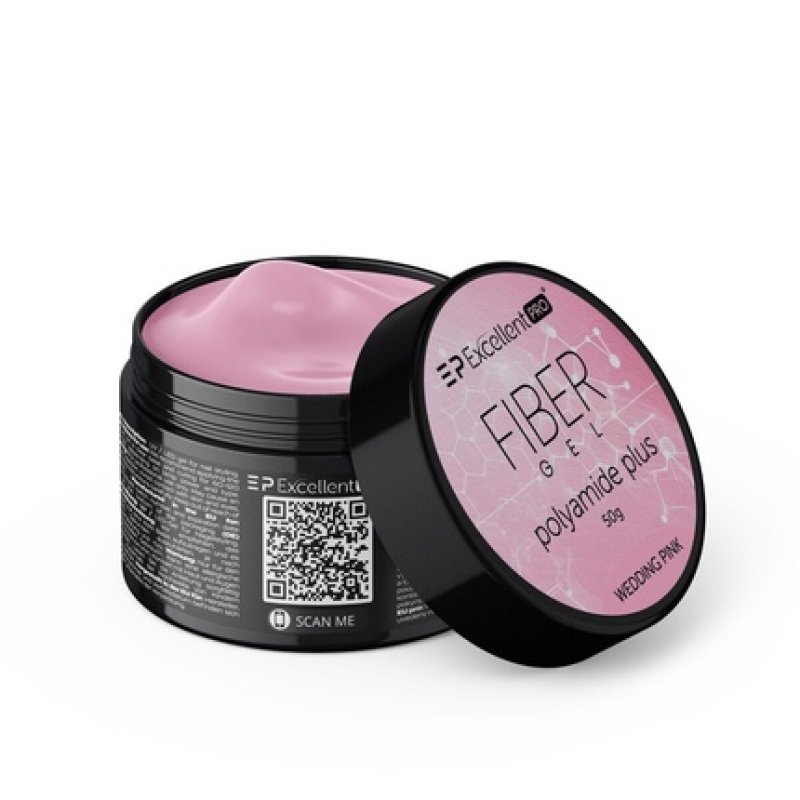 Excellent Pro Fiber Gel Polyamide Plus Building Gel Wedding Pink 50g