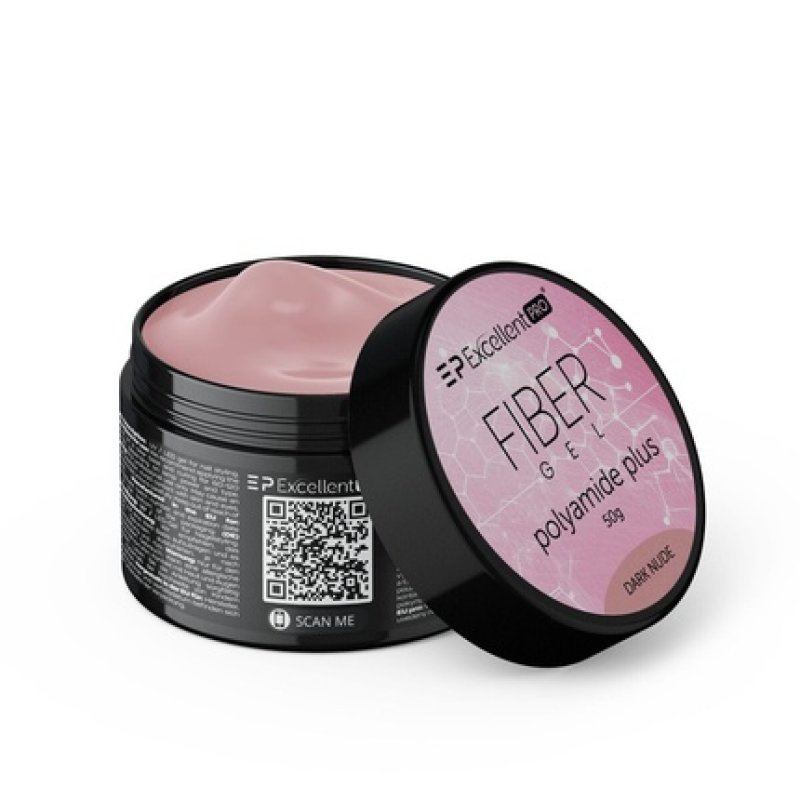 Excellent Pro Fiber Gel Polyamide Plus Building Gel Dark Nude 50g