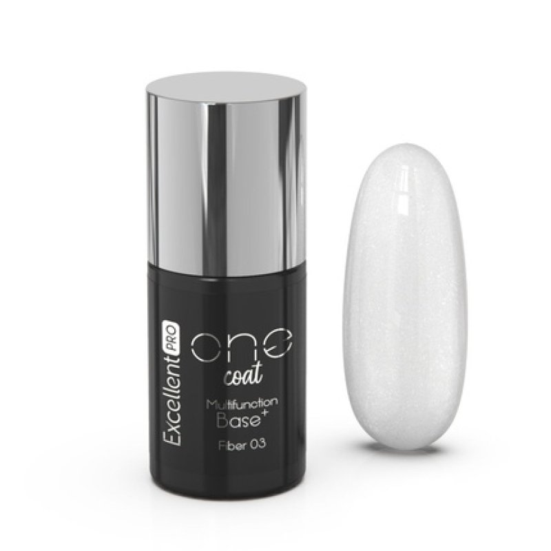 Excellent Pro One Coat Multifunction Base Fiber Hybrid Base Sparkling Snow 7g