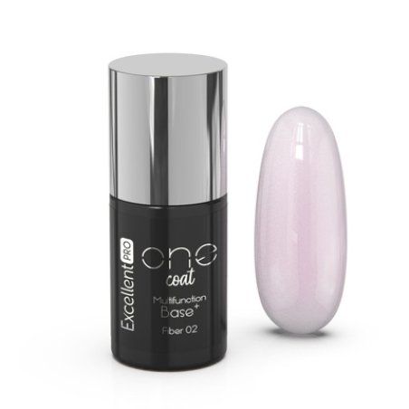 Excellent Pro One Coat Multifunction Base Fiber Hybrid Base Delicate Pink 7g
