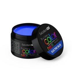 Excellent Pro Builder Color Neon With Thixotropy Building Gel Electric Blue 15g