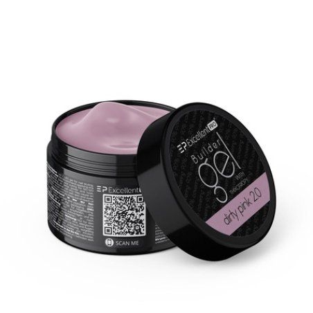 Excellent Pro Builder Gel With Thixotropy Building Gel Dirty Pink 20 50g