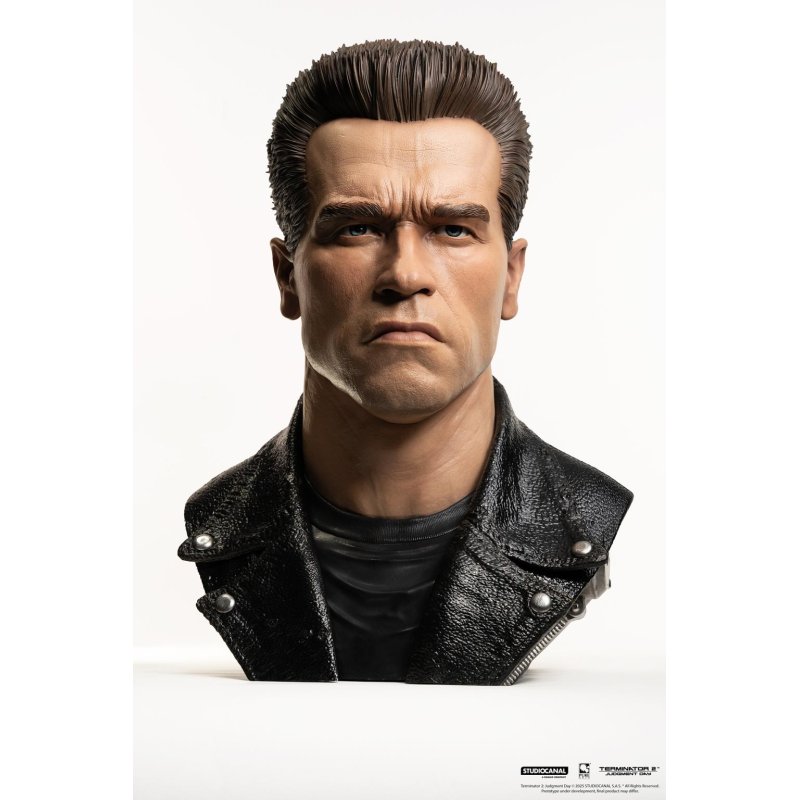 PureArts - 1:1 Scale Bust - Terminator 2: Le Jugement dernier - T-800 Modèle 101 Buste 58cm