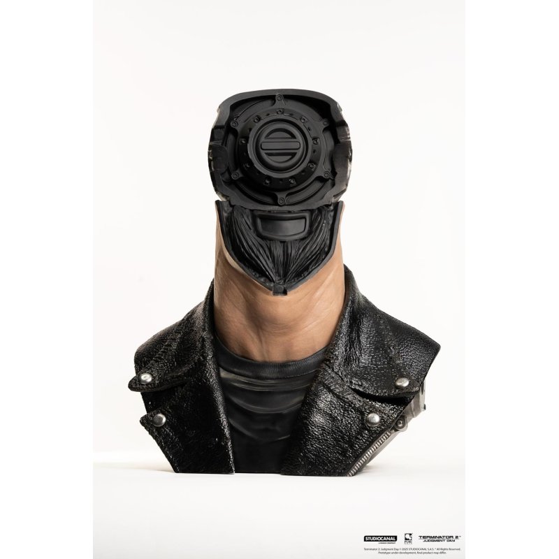 PureArts - 1:1 Scale Bust - Terminator 2: Le Jugement dernier - T-800 Modèle 101 Buste 58cm