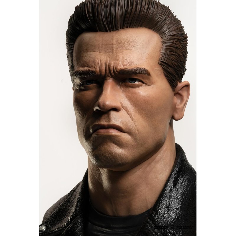 PureArts - 1:1 Scale Bust - Terminator 2: Le Jugement dernier - T-800 Modèle 101 Buste 58cm