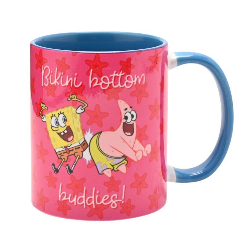 BOB L'EPONGE - Bikini Bottom Buddies - Mug Interieur Coloré 325ml