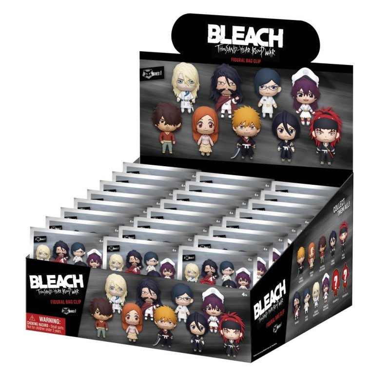 BLEACH TYBW - Series 1 - 3D Foam Bag Clip (Display 24 Pcs)