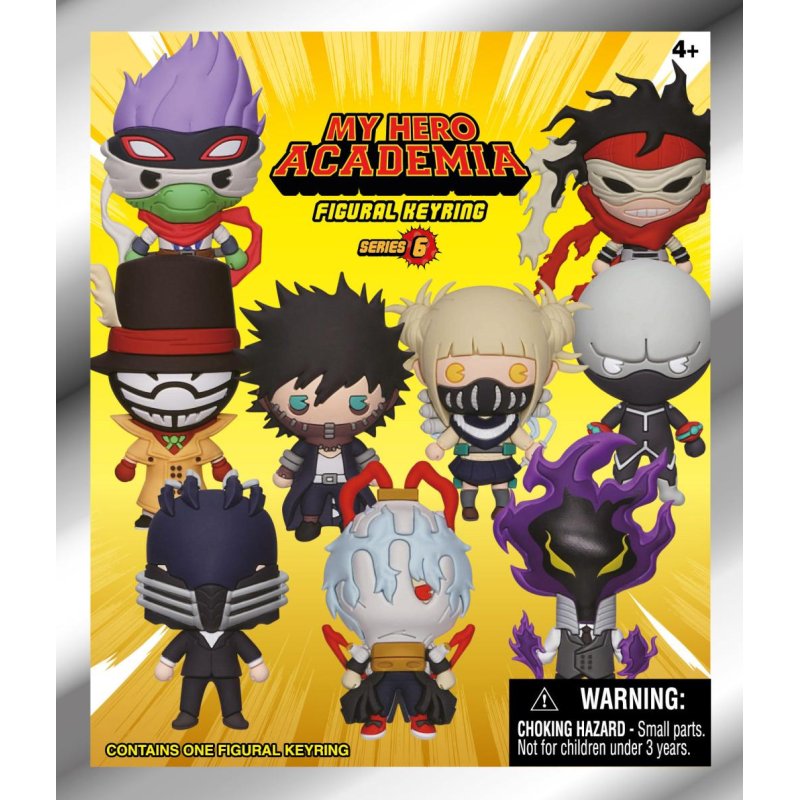 MY HERO ACADEMIA - Series 6 - 3D Foam Bag Clip (Display 24 Pcs)