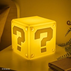 SUPER MARIO - Question - Lampe Décorative 'SquishyGlo' Rechargeable