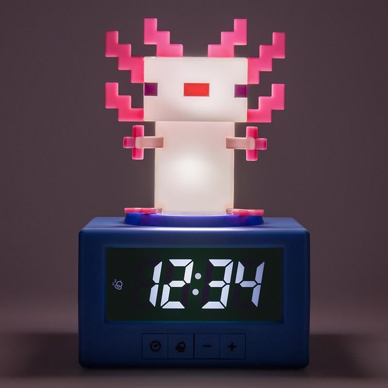 MINECRAFT - Axoloti - Réveil Lumineux Icon 12cm